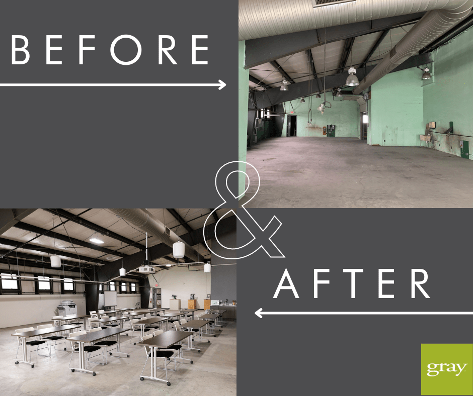 warehouse renovation before and after warehouse renovation before and after