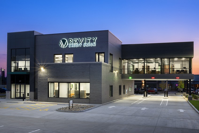 revity architecture interior design workplace retail revity credit union insights