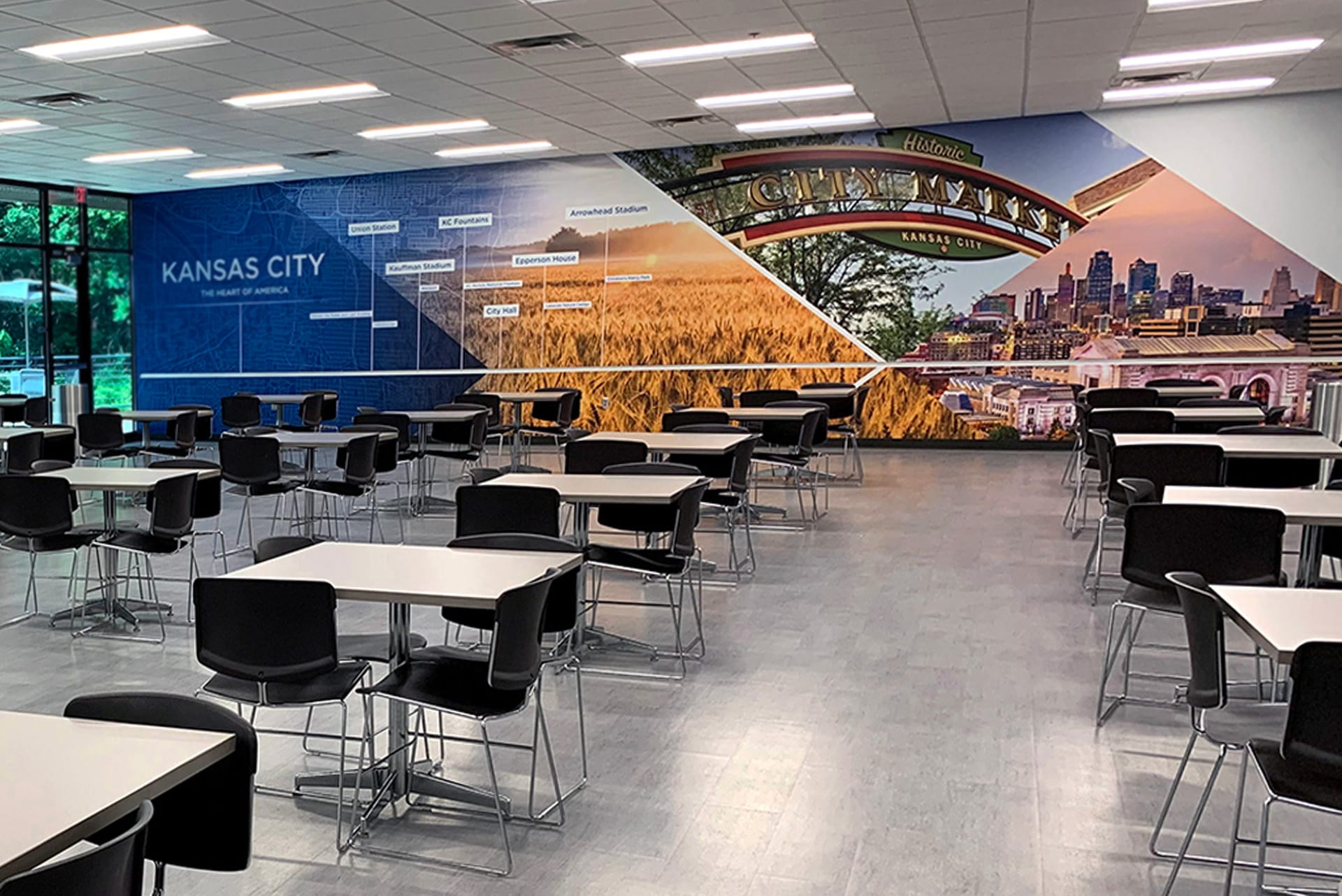 national comm co 10 national communications company interior design and graphics and branding