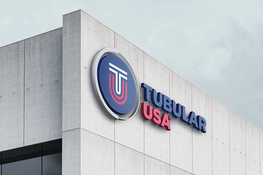 Exterior of Tubular USA with Logo Signage
