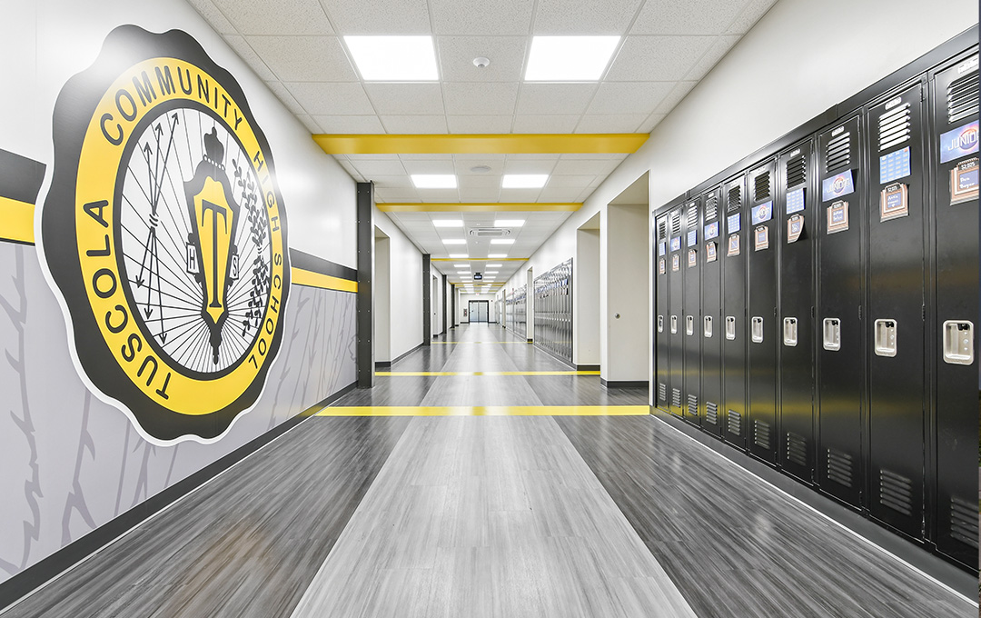 Tuscola High School Hallway