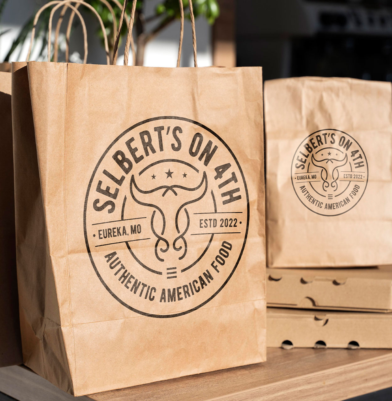 Selberts_4_Bags selberts on 4th logo and brand