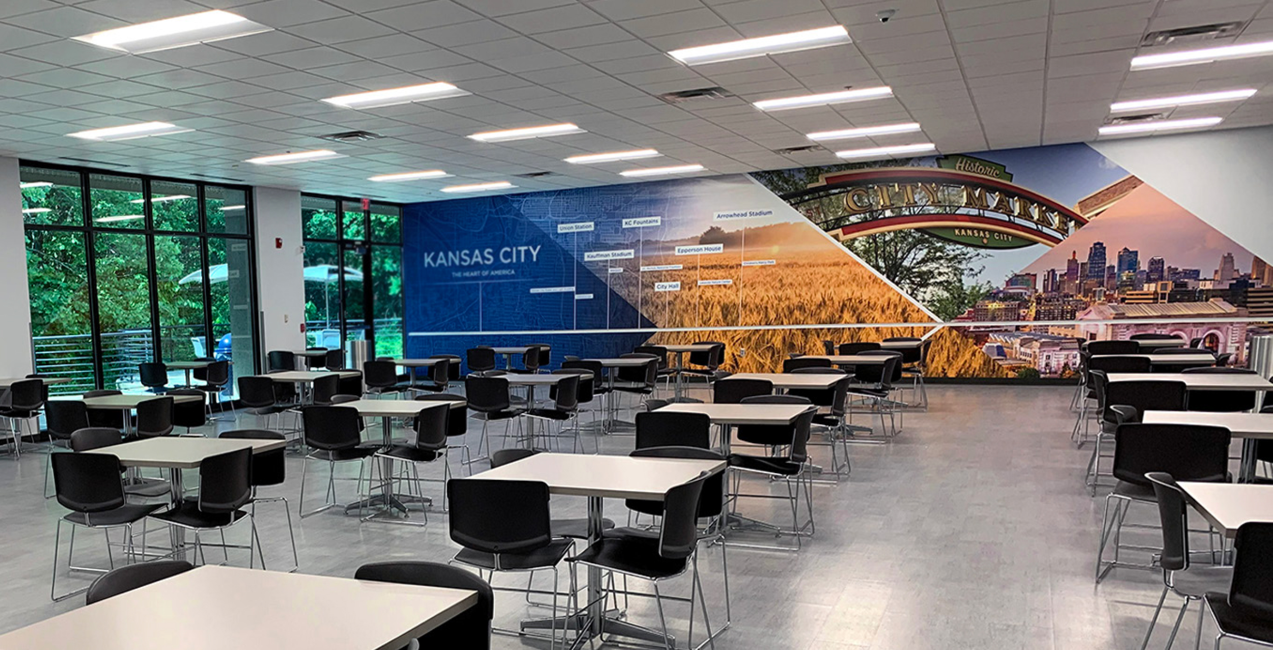 SpectrumOP_1_Header Image national communications company retention call center environmental graphics interior design