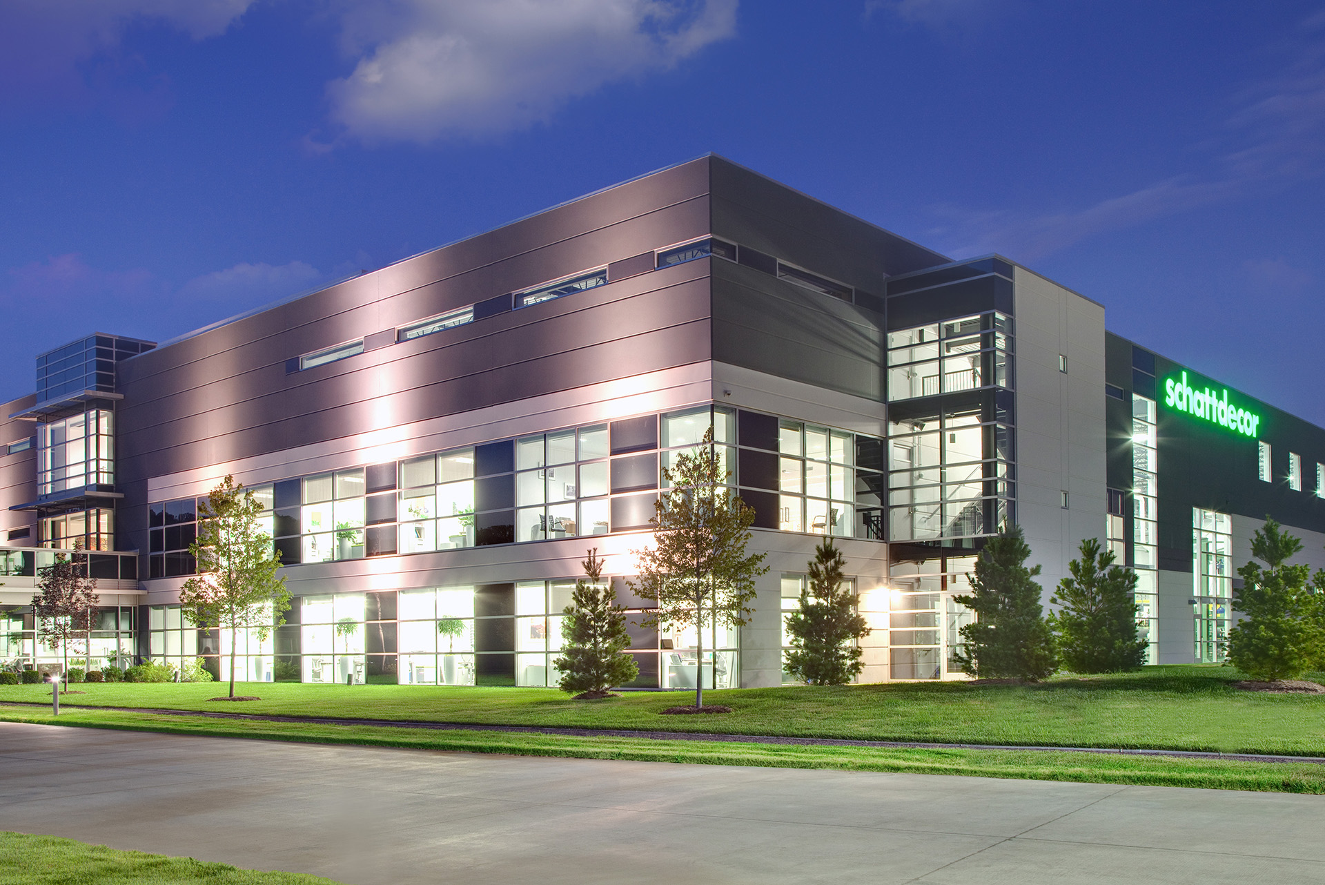 schattdecor architecture interior design workplace industrial