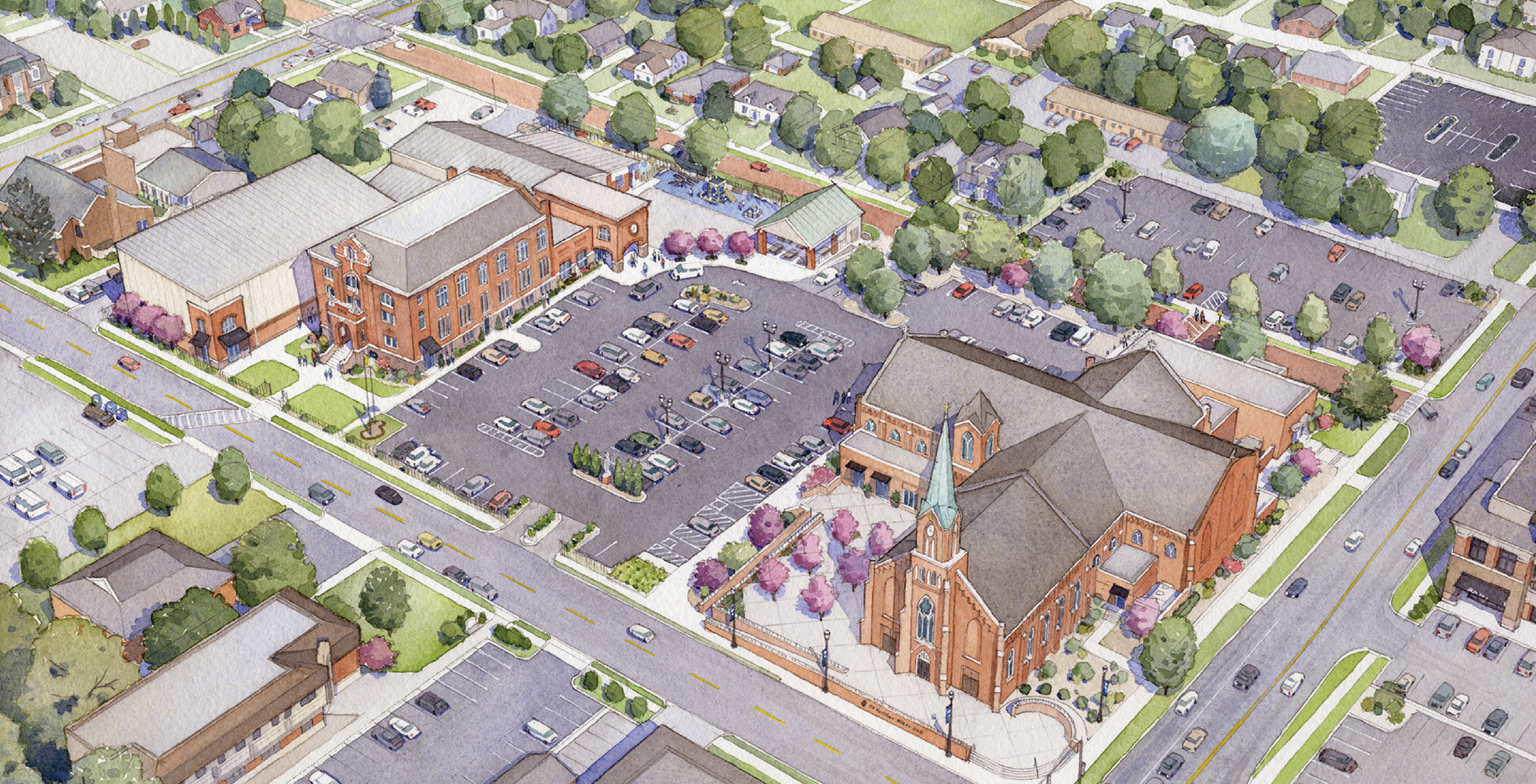 1 header full saint boniface parish saint boniface school master planning architecture interior design education