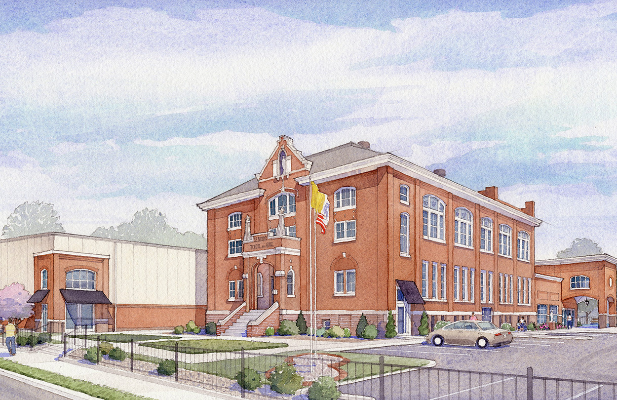 3 image + image saint boniface parish saint boniface school master planning architecture interior design education
