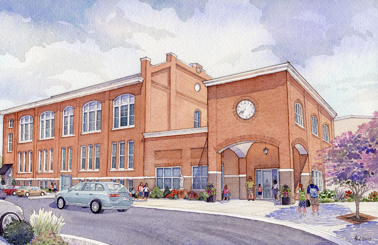 4 image + image saint boniface parish saint boniface school master planning architecture interior design education