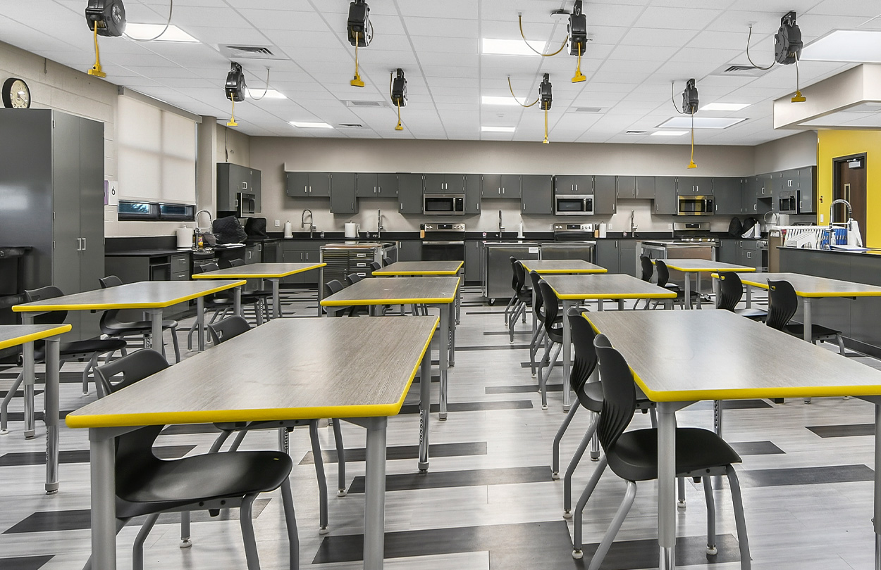 4 image + text tuscola high school tuscola high school architecture interior design branding environmental graphics education
