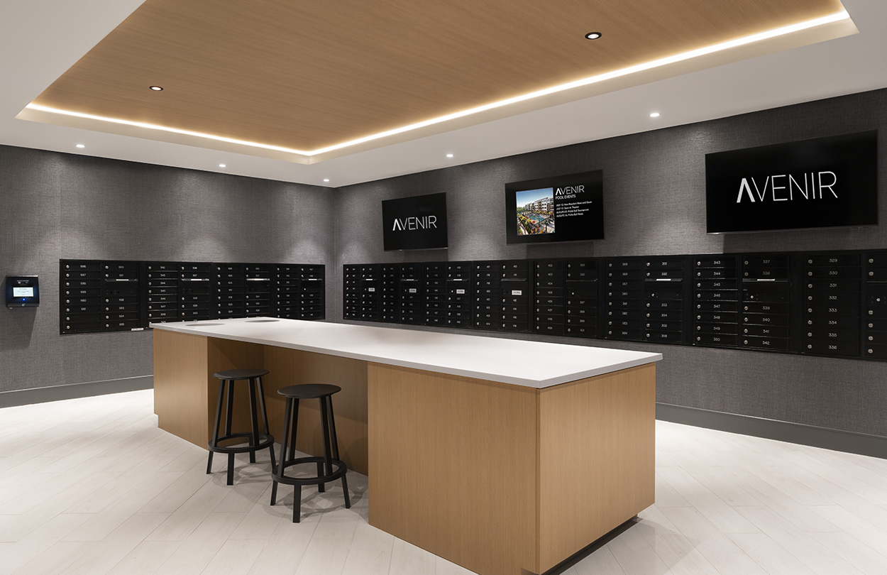 4_half-mail room avenir housing interior design architecture
