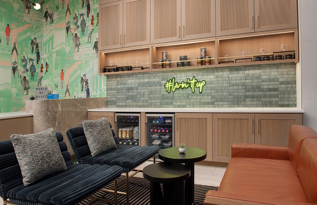 livingston hotel hyatt hospitality interiors