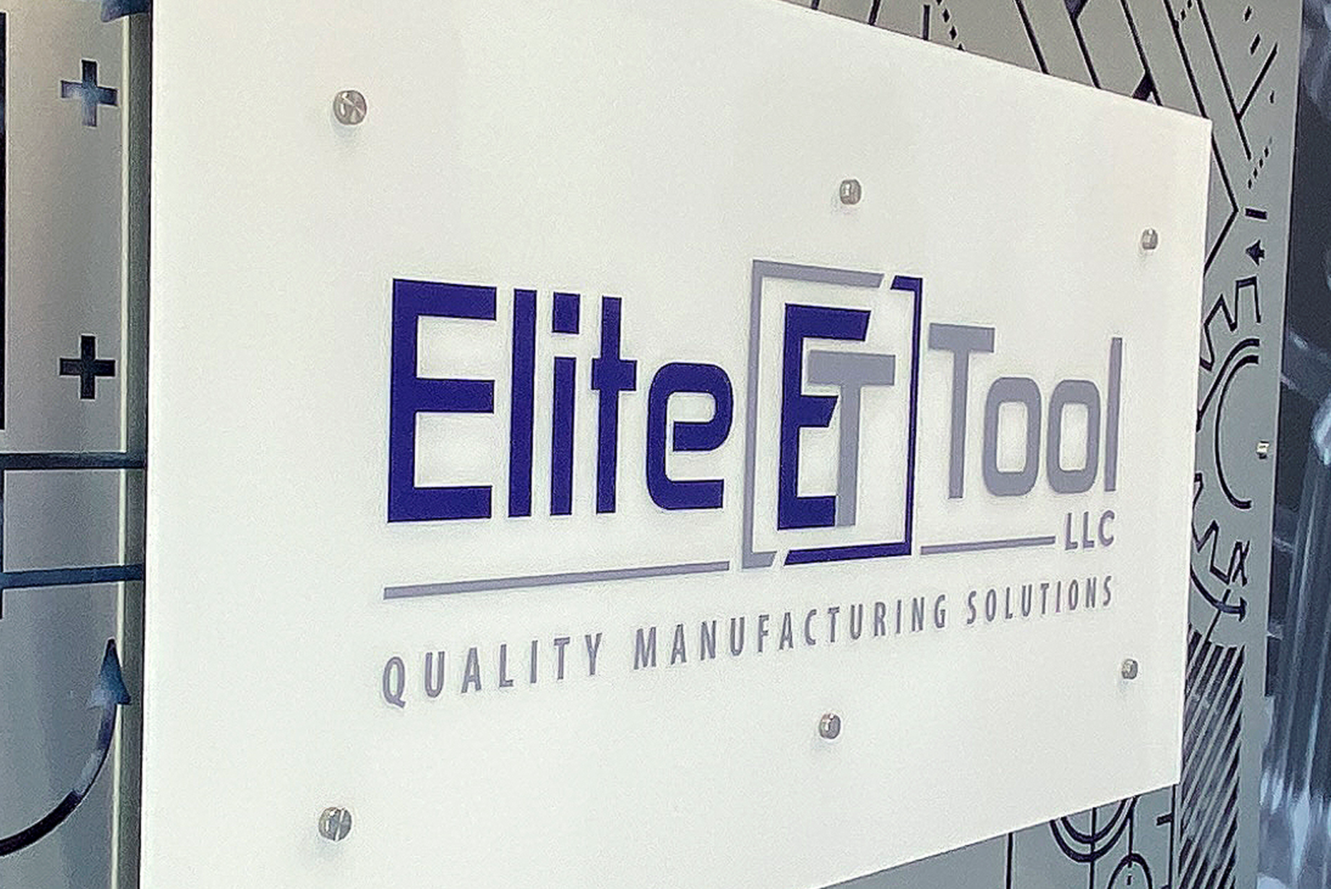 elite tool industrial new construction architecture interior design signage