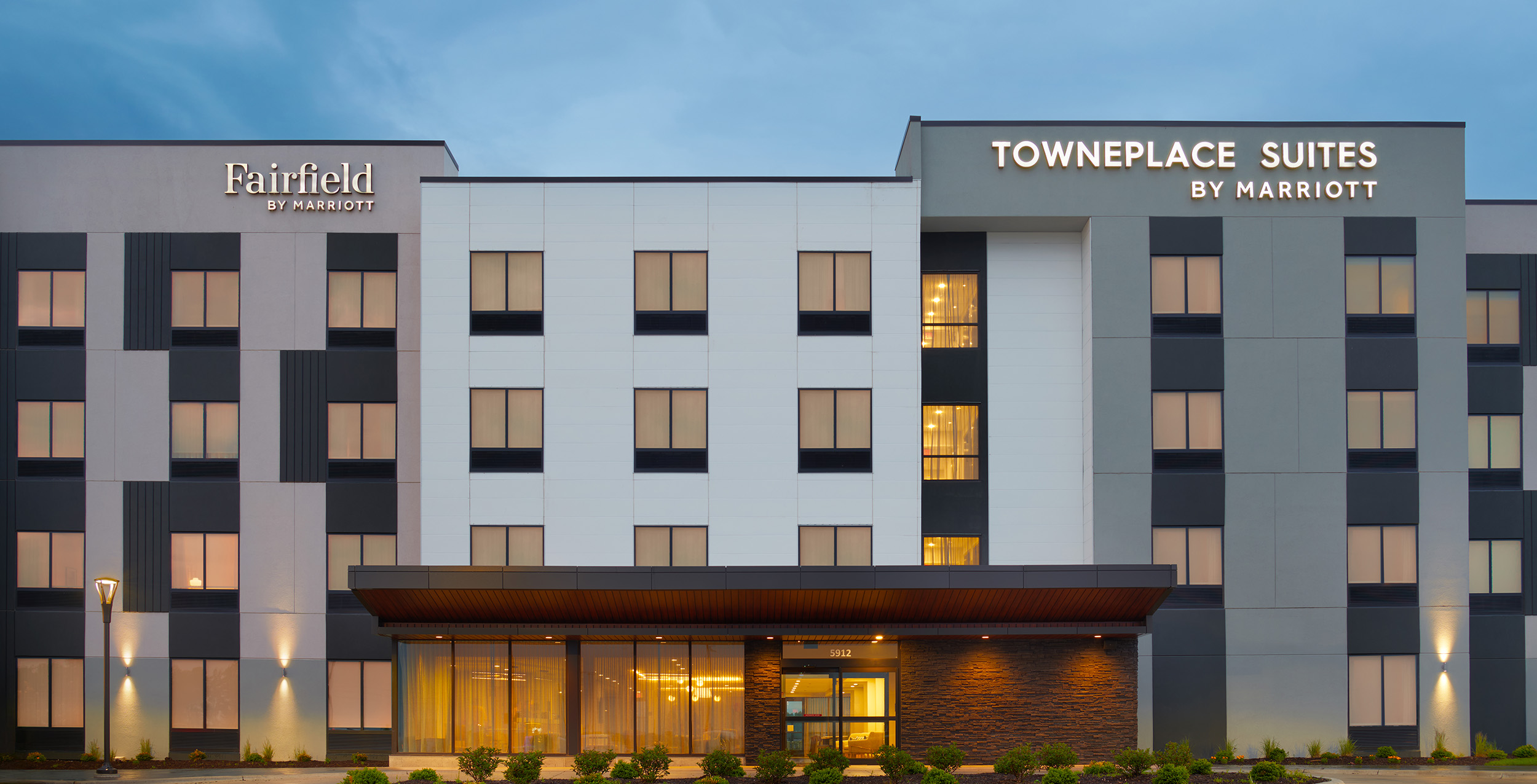fairfield towneplace inn + suites architecture hospitality interiors