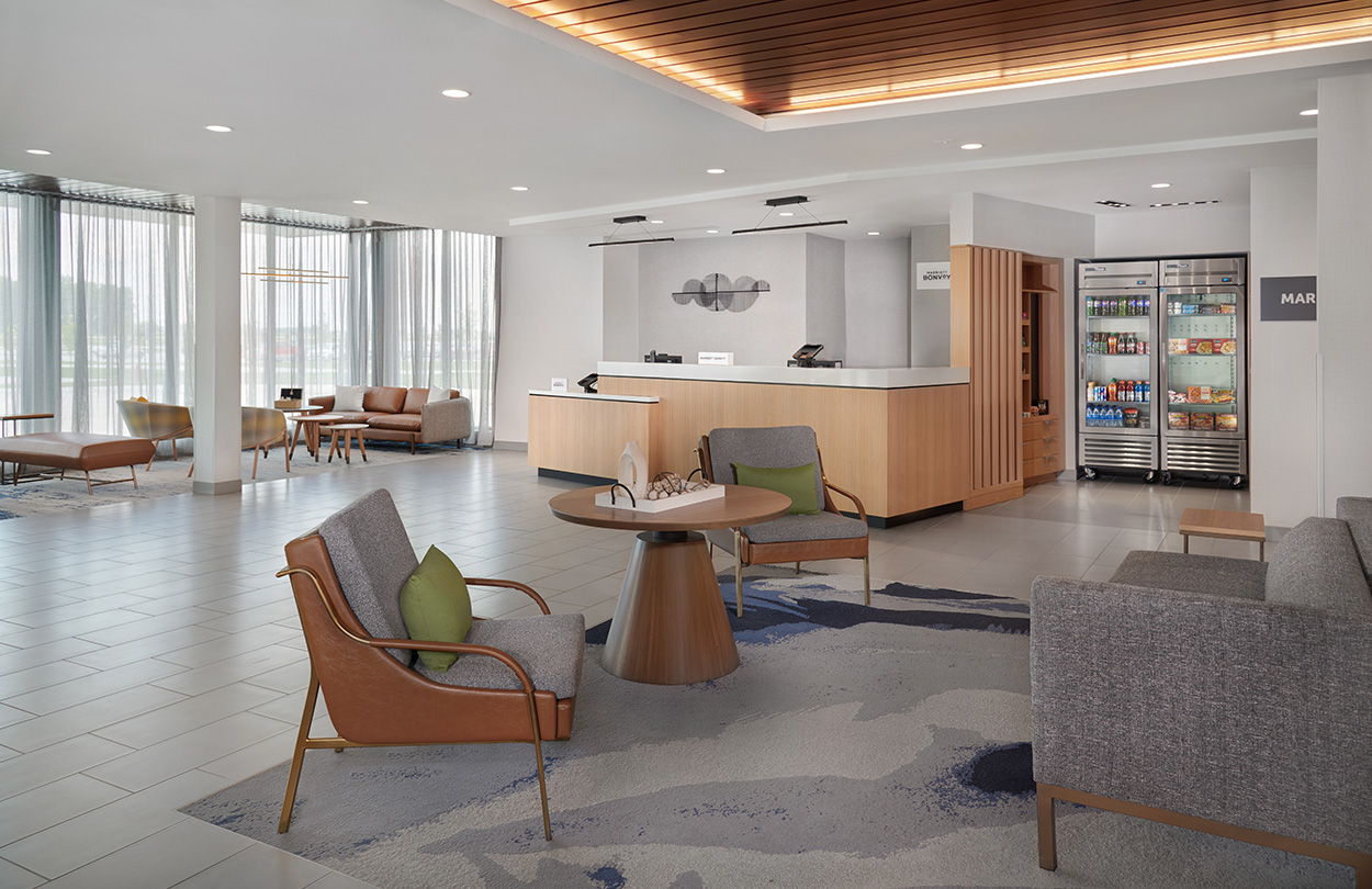 fairfield towneplace inn + suites architecture hospitality interiors