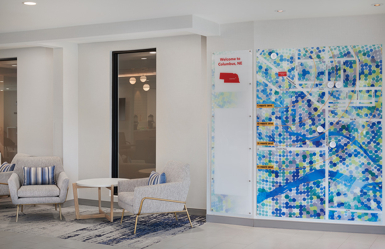 fairfield towneplace inn + suites architecture hospitality interiors