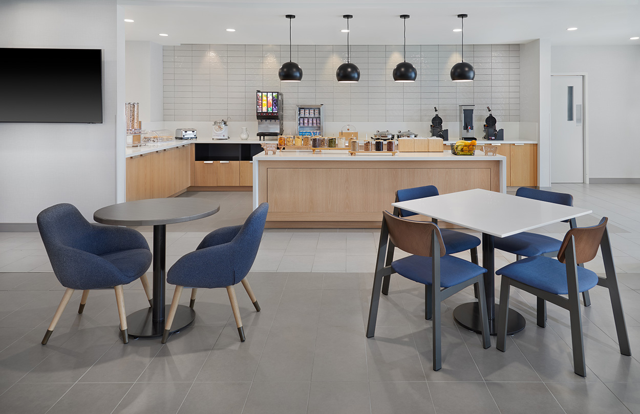 fairfield towneplace inn + suites architecture hospitality interiors