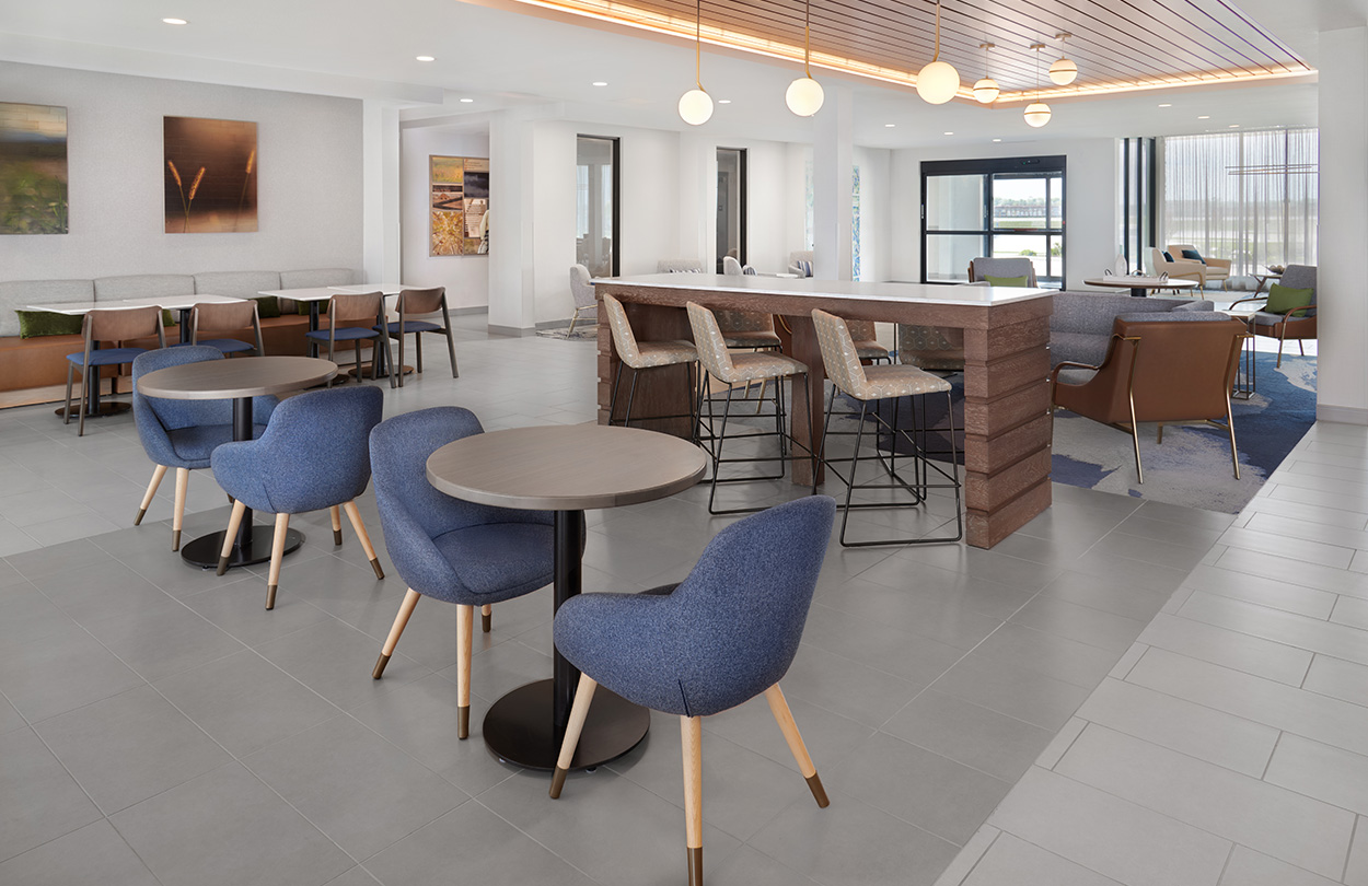 fairfield towneplace inn + suites architecture hospitality interiors