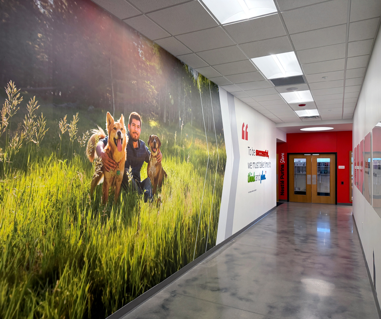 Purina_Batavia_GenGraphics_3 nestle purina environmental graphics interior design manufacturing facility