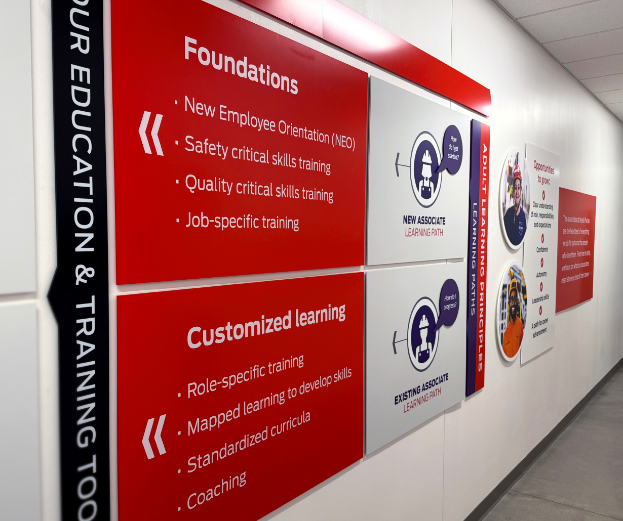 Purina_Batavia_TechUni_4 nestle purina environmental graphics interior design manufacturing facility