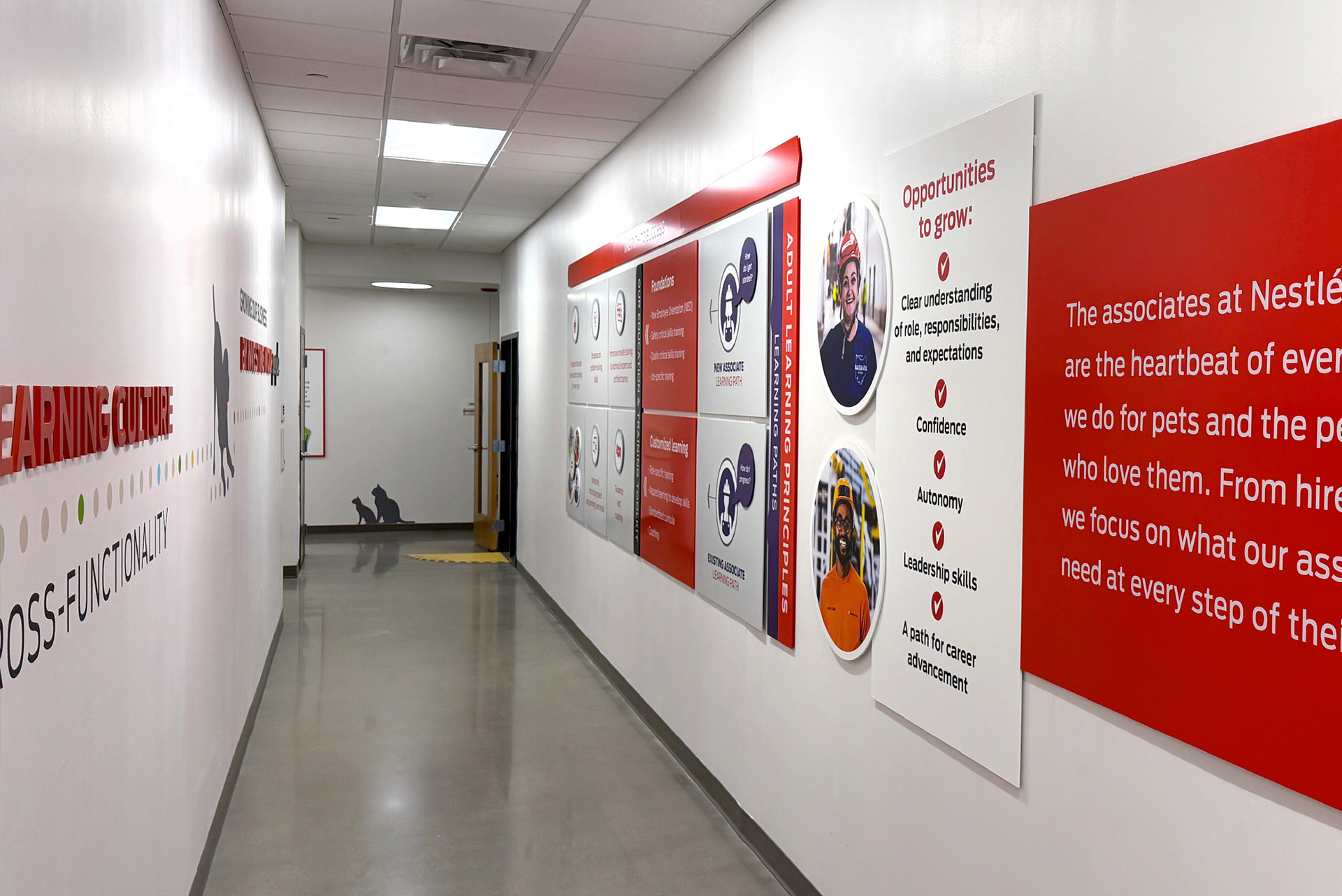 featured image_batavia technical university nestle purina environmental graphics interior design manufacturing facility